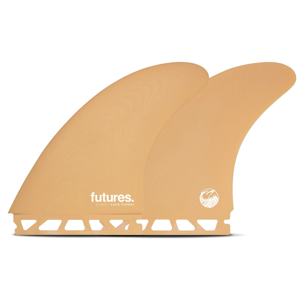 Futures Fins Zack FLores Twin Fin Set - Orange - Seaside Surf Shop 